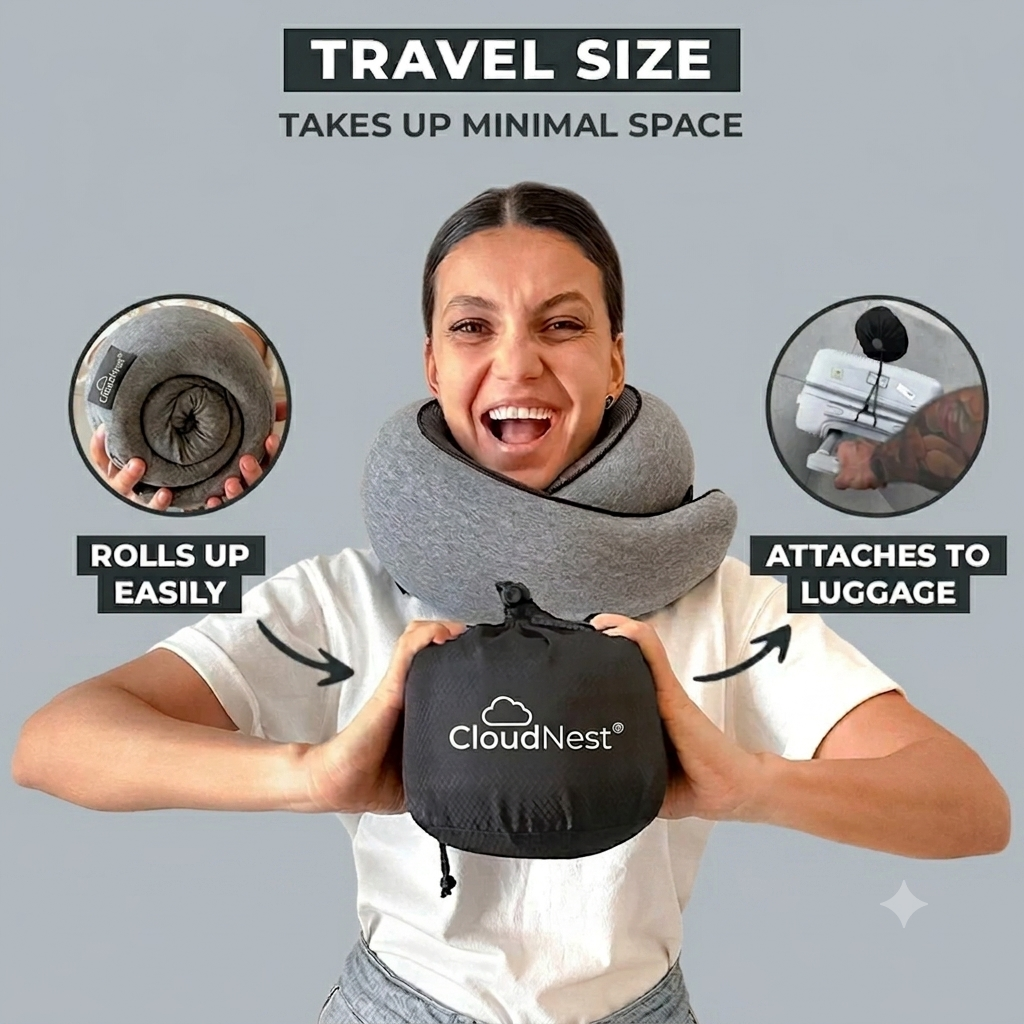 CloudNest® Travel Pillow
